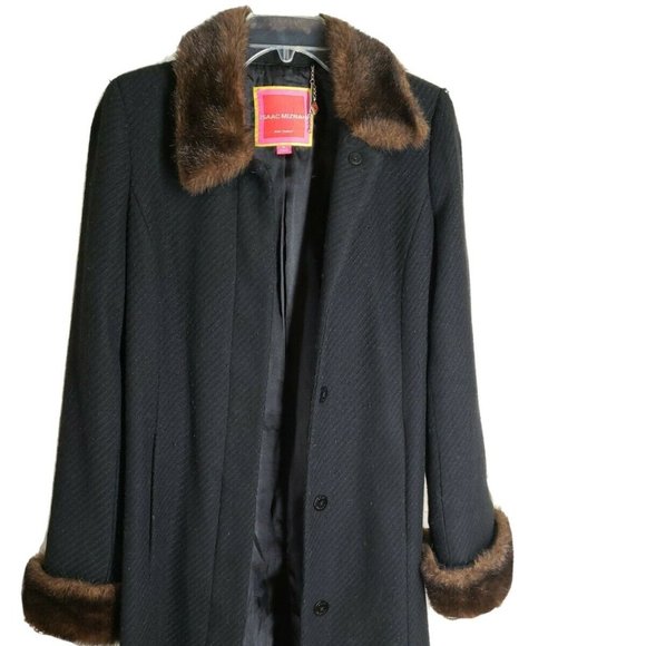 Isaac Mizrahi Jackets & Blazers - Isaac Mizrahi Coat for Target Faux Fur Collar